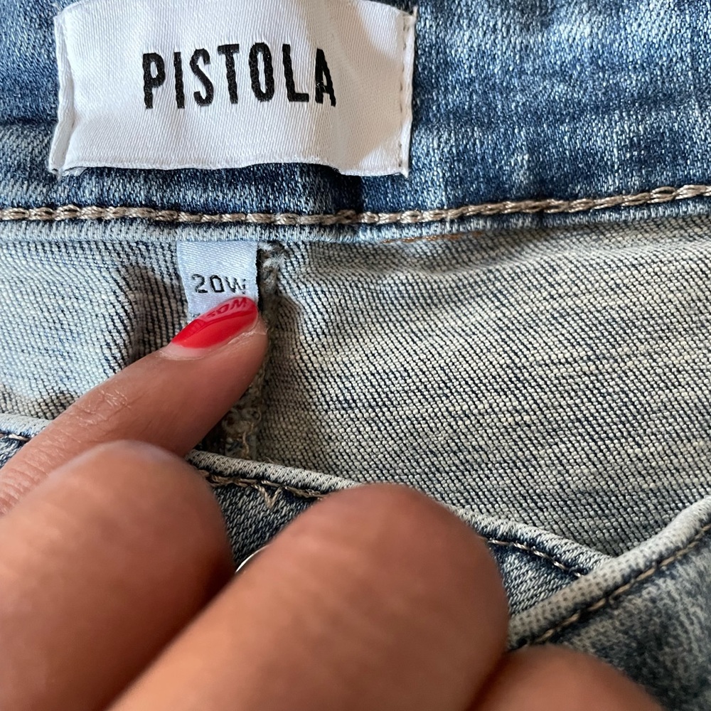 Button up cropped jeans